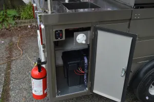 Mobile Griddle Steamer Cart - Food Carts by Apollo Custom Manufacturing